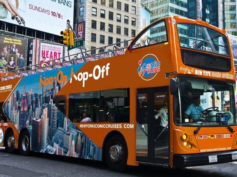 Hop On Hop Off Sightseeing New York City Open Bus Tour