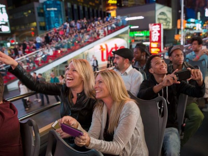 Big Bus New York: Sightseeing Night Tour by Open-top Bus